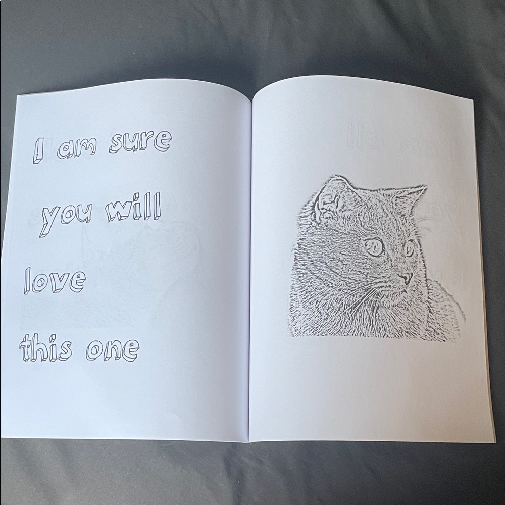 * FREE Adult Coloring Book for Cat Lovers with purchase - Picture 4 of 4